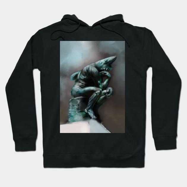 The Thinker Hoodie by rapidpunches
